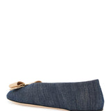 DENIM BALLET FLATS FOR