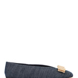 DENIM BALLET FLATS FOR