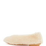 SHEARLING BALLET FLATS