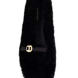 SHEARLING BALLET FLATS