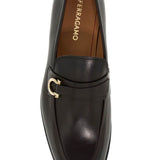 SMOOTH LEATHER LOAFERS WITH GANCINI