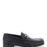 SMOOTH LEATHER LOAFERS WITH GANCINI