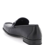 SMOOTH LEATHER LOAFERS WITH GANCINI