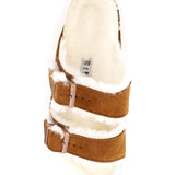 ARIZONA SHEARLING MULES NARROW FIT