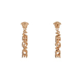 GOLD METAL LION HEAD EARRINGS WITH THREE-DIMENSIONAL EFFECT