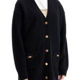 BOXY WOOL AND CASHMERE CARDIGAN