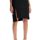 ASYMMETRIC MIDI SKIRT