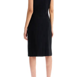 STRETCH CADY SHEATH DRESS