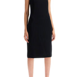 STRETCH CADY SHEATH DRESS