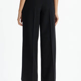 TWILL WIDE-LEG TROUSERS IN PAL