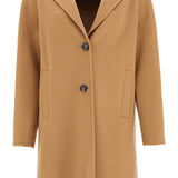 DOUBLE WOOL COAT WITH SCREWDRIVER DESIGN