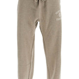 HEATHER GREY COTTON WIDE FIT SWEATPANTS