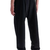 BLACK HEAVY FLEECE SWEATPANTS