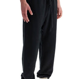 BLACK HEAVY FLEECE SWEATPANTS