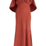 MAXI DRESS EDEN WITH CAPE SLEEVES