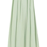 MAXI DRESS WITH LEATHER BUCKLE DETAIL