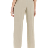 TAILORED STRAIGHT LEG LINEN BLEND TROUSERS