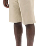 TAILORED CANVAS BERMUDA SHORTS