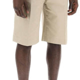 TAILORED CANVAS BERMUDA SHORTS