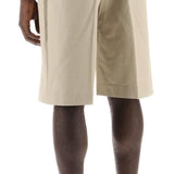 TAILORED CANVAS BERMUDA SHORTS