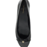 'BALLET FLATS WITH PATENT POINTED TOE