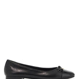 'BALLET FLATS WITH PATENT POINTED TOE