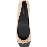 BALLET FLATS WITH CONTRASTING TOE