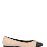 BALLET FLATS WITH CONTRASTING TOE