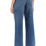 HIGH-WAISTED CARGO STYLE JEANS IN