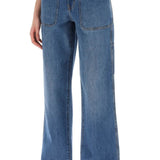 HIGH-WAISTED CARGO STYLE JEANS IN