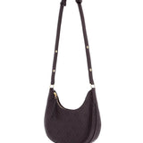 HALF-MOON LEATHER T MONOGRAM BAG