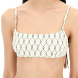 PRINTED BIKINI TOP FOR