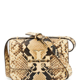 SMALL ELEANOR BAG WITH SNAKE PRINT