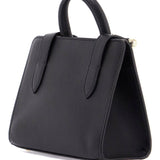 MINI TOTE IN BLACK CALFSKIN WITH REMOVABLE SHOULDER STRAP