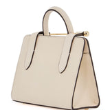 MINI HANDBAG IN BEIGE LEATHER WITH REMOVABLE SHOULDER STRAP