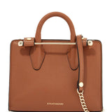 NANO TOTE IN CHESTNUT CALF LEATHER