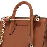 NANO TOTE IN CHESTNUT CALF LEATHER