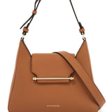 MEDIUM TAN CALFSKIN HOBO BAG MULTREES