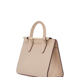 MINI HANDBAG IN NEUTRAL CALFSKIN WITH MAGNETIC CLOSURE