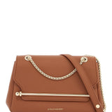 BROWN CALFSKIN MINI SHOULDER AND CROSSBODY BAG