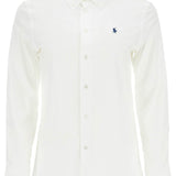 WHITE SLIM FIT COTTON SHIRT FOR WOMEN WITH LONG SLEEVES