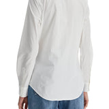 WHITE SLIM FIT COTTON SHIRT FOR WOMEN WITH LONG SLEEVES