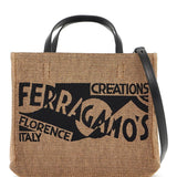 LOGO PRINTED SMALL TOTE BAG