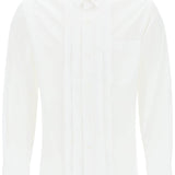 LAYERED POPLIN EFFECT SHIRT WITH