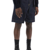 DENIM BERMUDA SHORTS WITH REMOVABLE BELT