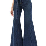 BOOT CUT JEANS WITH MATCHING BELT