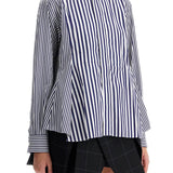 POPLIN STICKED SHIRT WITH