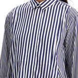 POPLIN STICKED SHIRT WITH