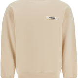 'ROUND NECK SWEATSHIRT WITH GROS GRAIN