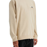 'ROUND NECK SWEATSHIRT WITH GROS GRAIN